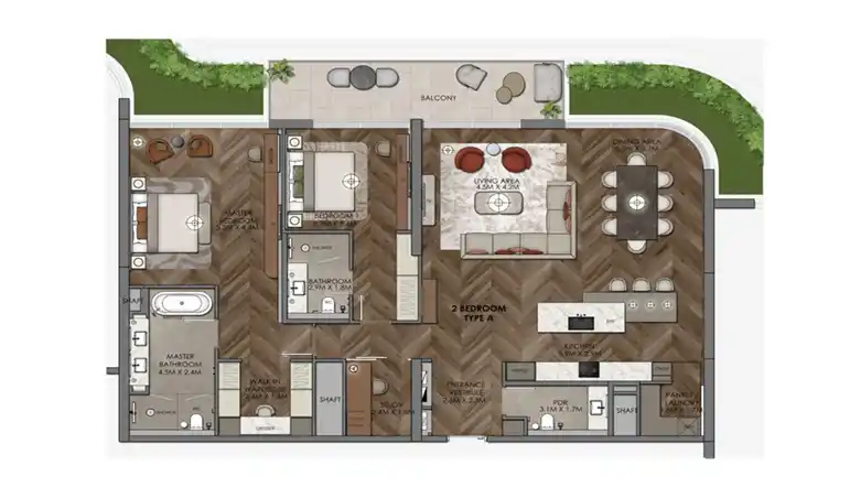 Waldorf Astoria 2 Bedroom